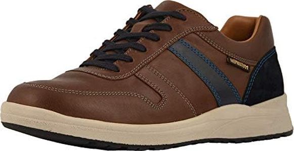 Mephisto Men's Vito Chestnut/Navy Randy/Blue Suede 45 D EU