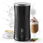 ONEWAY Milk Frother Electric,240ml Automatic Milk Frothers and Milk Steamer,Hot/Cold Milk Warmer Won't Burn Milk, Fast/Auto Shut-Off Milk Foamer for Coffee,Latte,Cappuccino