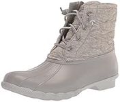 Sperry Women's Rain Boot, Grey Quilt, 5.5