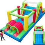 YARD Commercial Bounce House for Big Kids 5-12, 21.3'x9.2'x7.9' Inflatable Obstacle Course Bouncy Castle with Large Slide for Ages 3-6,8-12, Jump House with 950w Blower for Outdoor Party