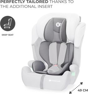 Kinderkraft Comfort UP Car Seat, Black – Adjustable Child Safety