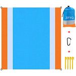 ZFYQ Picnic Blanket 200 x 210 cm Waterproof with 4 Pegs for Beach, Camping, Picnic and Outdoor Travel