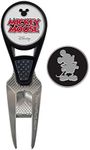 Team Effort Disney Mickey Mouse Golf CVX Ball Mark Repair Tool & 2 Ball Markers, Multi