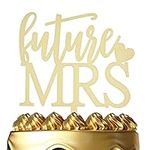 Rustic Wooden Future Mrs Cake Toppe