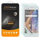 [3-Pack] LG Tribute HD Tempered Glass Screen Protector, Supershieldz Anti-Scratch, Anti-Fingerprint, Bubble Free, Lifetime Replacement Warranty