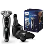 Philips Series 9000 Wet and Dry Men's Electric Shaver S9711/31 with SmartClean Plus System & Beard Trimmer