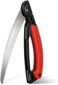 FLORA GUARD Hand Pruning Saws 10 Inch Folding Saw with Non-Slip Handles and Safey Lock, Quality Made for Real Work