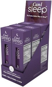 Sleep Fast & Longer 6-Pack | 180 Servings | Natural Vitamin Spray Sleep Aid with Melatonin, GABA, & 5-HTP | Multivitamin for Adults, Rejuvia Sleep through the Night by Can I Wellness