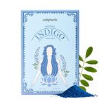 Ashpveda Organic Hair Colour Indigo Powder Ammonia & PPD Free Long Lasting Hair Color for a Stronger Scalp, Silkier and Shining Hair | Chemical Free Hair Color for Women and Men (100 gm, Indigo)