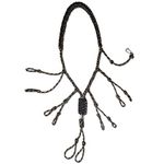 Highwild Duck Call Lanyard with Removable Drops for Goose, Predator, Varmint, Deer or Duck Calls Dog Whistle - Black Camo - Hand Braided 550 Paracord - Adjustable Loops - Outdoor Hunting Gear