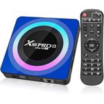 Android 13.0 TV Box, RK3528 Quad-Core with 4GB RAM and 128GB ROM, 8K HD Smart TV Box Support Dual Band WiFi 2.4G/5G, BT 5.0 and H.265 for Multimedia Player