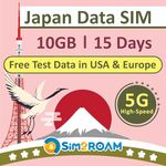 Japan SIM card 15 days | Data ONLY | 10 GB of high-speed 4G LTE data | Japan Travel Sim card | NO registration, ID authentication needed! | NO phone number | 短期帰国・短期来日最適・安心日本語サポート