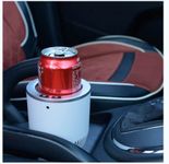 Car Cooler & Heater-White and Silver