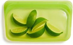 Stasher Silicone Snack Bag, Lime, 73064