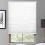 Select Blinds Canada Custom Cordless Light Filtering Honeycomb Cellular Shades - Soft Glow - Any Size 18-84” W x 18-84” H, 10 Colour Choices, Inside or Outside Mount (Perfect White, 31-36"W x 67-72" H)