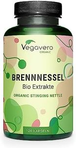 ORTICA BIO Vegavero® | 450 mg di Estratto di Radice e Foglie di Urtica Dioica | Prostata e Benessere Vie Urinarie | 100% BIOLOGICA | Origine: Europa | 120 capsule | Vegan