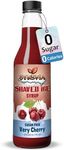 Syruvia Sugar-Free Snow Cone Syrup 12.7oz -0 Calorie Very Cherry Syrup For Shaved Ice, Snow Cones, Slushies, Italian Soda, Popsicles. Keto Friendly, Kosher, Dairy-Free.