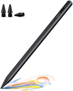 Stylus Pen for iPad with 13 mins Fast Charge,Tilt Sensor Palm Rejection Pencil Compatible w/iPad Pro 11/13 M4 2024, iPad Air 11/13 M2 2024, iPad Pro 11/12.9, iPad 10/9/8/7/6, Air 5/4/3, Mini 6/5