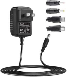[ UL Listed] VOLTKARE 6V Power Supply Compatible with iHealth/Konquest Healthcare Blood Pressure Monitor, AT&T Vtech Phone, VTech Baby Monitor,Trail cam Charger Repacement Power Supply Cord