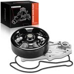 A-Premium Engine Water Pump with Pulley Compatible with Honda Civic 2006-2011 & Acura CSX 2006-2011, 2.0L, Replaces # 19200RBC013