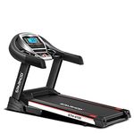 SPARNOD FITNESS STH-4100 Treadmill for Home Use - 4.5HP Peak Powerful Motor, Automatic Foldable Design, Auto-Incline, Free Installation Service, Hi-Fi Speakers, Pulse Sensor, 12 Pre-Set Programs