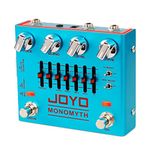 JOYO Bass Guitar Pedals Overdrive Amp Simulator Effect Pedal with 6 Band Graphic EQ and Noise Reduction Switch for Bassist Electric Guitar Bass (MONOMYTH R-26)