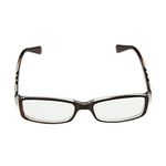 Unisex Rectangular Plain Glasses Women Men Reading Glasses Classical Plastic Wave Full Frame Eyeglasses Clear Lens Anti Radiation Nerd Eyekepper Computer Eyewear Protect Horn Rimmed Spectacles+ Case