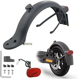 Gleamydot Parafango Posteriore Monopattino Elettrico, Parafanghi Electric Scooter per Xiaomi Mi M365 1S Essential PRO 2 Monopattino Ruote Accessori (Nero)