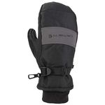 Carhartt Men's W.P. Waterproof Insulated Mitt, Black/Grey, XX-Large