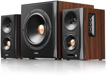 Edifier S360DB Bookshelf Speaker with Wireless Subwoofer, 2.1 Speaker System, Bluetooth v5.1 AptX, for Computer Rooms, Living Rooms, and Dens