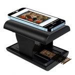 Mobile Film Scanner, 35mm Foldable Slide and Negative Scanner for Old Slides to Smartphone JPG, Built in LED Backlight, Support App Editing and Sharing