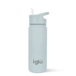 iglu Reusable Water Bottles | Premium Double Walled Stainless Steel | Vacuum Insulated Bottle | 24 Hours Cold & 12 Hours Hot | Sweatproof & BPA Free | Great Eco-Friendly Gift (Arctic Blue, 570 ml)