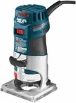 Bosch Router Tool, Colt 1-Horsepower 5.6 Amp Electronic Variable-Speed Palm Router PR20EVS