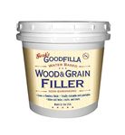 Water-Based Wood & Grain Filler (Trowel Ready) - Ebony - 1 Quart By Goodfilla | Replace Every Filler & Putty | Repairs, Finishes & Patches | Paintable, Stainable, Sandable & Quick Drying