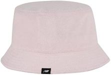 New Balance Men's and Women's Terry Lifestyle Bucket Hat, One Size, Stone Pink