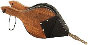 Minuteman International Town and Country Fireplace Bellows, Wood, Black, Brass