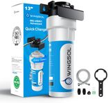 Wingsol Under Sink Water Filter, NSF/ANSI 53&42, reduce 99.99% Lead, Odor, Arsenic, Chlorine, Balance PH, 8K Gallons/24 months, Quick Change System, Good with Well Water, Life Indicator, USA Tech