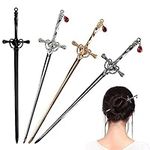 4Pcs Ancient Style Sword Hair Chops