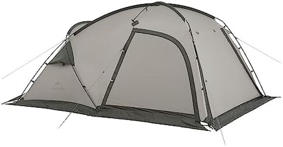 Naturehike Massif Hot Tent, 4 Season Camping Tent, Windproof, PU2000+ Waterproof, Large Space, Winter Tent (Grey-2 People)