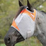 Cashel Crusader Horse Fly Mask for Charity, Orange, Horse