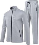 MoFiz Men's Tracksuits,Full Zip Swe