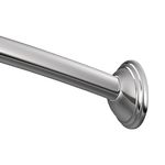 Moen CSR2155CH Curved Shower Rod, Chrome, 1.00 x 5.92 x 58.44 inches