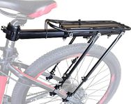 COMINGFIT® 75kg Capacity Adjustable Bike Luggage Cargo Rack-Super Strong Upgrade Bike Luggage Carrier 4-Strong-Leg Bicycle Cargo Carrier