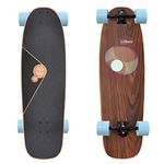 Loaded Boards Omakase Bamboo Longboard Skateboard Complete (Roe, 77a in Heat)