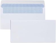 TRIPLE PRIO DL White Peel and Seal Envelopes - Secure Self Seal No Window Design - Perfect for Home Office & Business Mails (50)