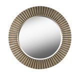 Kenroy Home Casual Wall Mirror 2 Inch Ext 34 Inch Width 34 Inch Height Antique Brass Finish