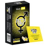 NottyBoy Extra Thin Banana Flavoured | Sweet Fruity Flavours Fun | Safe for Oral | Playful and Enjoyable | Smooth Lubricated Condoms for Men - Pack of 10