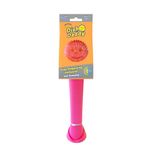 Scrub Daddy Dish Wand Scrubbing Brush with Handle, Soap Dispensing Dish Brushes, Texture Changing Washing Up Sponges With Liquid Dispenser, Dish Scrubber with Scraper & Detachable Head Sponge, Pink