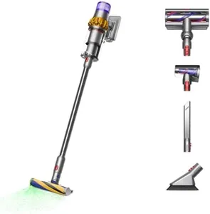 Dyson V15 Detect Plus Cordless Vacuum, Yellow/Nickel