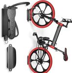 WELDUN Bike Wall Mount, Bike Hanger Rack, Swivelling Bike Holder, Vertical Bicycle Storage Rack for Garage and Indoor Use, Load Capacity 30kg